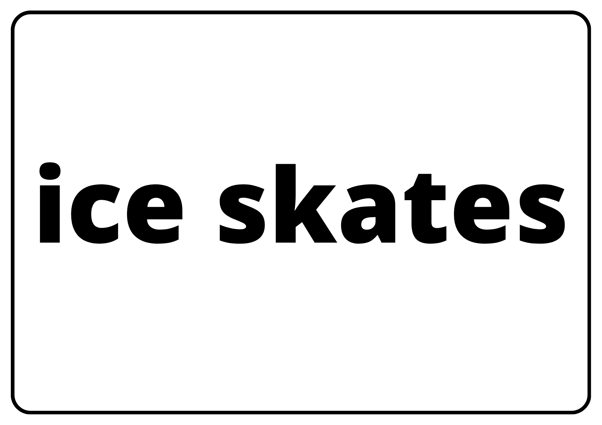 ice skates